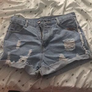 Jean shorts